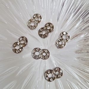 𝅺Number 8 Floating Charm for Picture Lockets